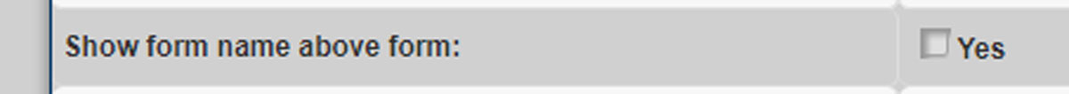 PageFramer - Show Form Name Above Form Checkbox