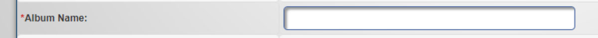 PageFramer - Gallery - Album - Add Album Name Field