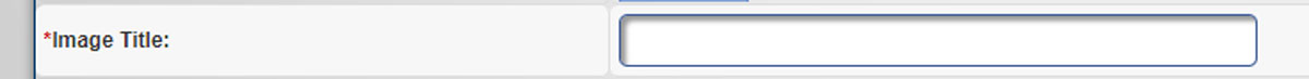 PageFramer - Gallery - Add Image - Image Title Field